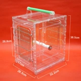 Американская клетка American Caitec Parrot Bird Cage выгуливая птица из переносительной клетки, сильная, прозрачная и эстетически