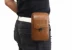 Túi đựng điện thoại di động bằng da nam đa chức năng phần dọc vai đeo túi nhỏ thủy triều đeo thắt lưng treo túi da mềm 7 inch túi xách nữ Túi điện thoại