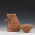 Yixing Zisha nồi đầy đủ thủ công tre bắn trà trà rò rỉ phần lọc bùn điêu khắc trà đồ trang trí vật nuôi cốc công bằng Kung Fu trà bộ Bình đất sét