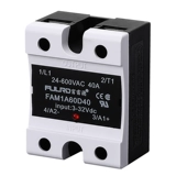 Однофазное твердотельное реле 40A Small DC 24V Контроль 220 В переменного тока SSR-40DA компрессор Компрессор промышленного класса 25