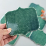 Чистая красная печь Изменить фонарь ручной кирпичной кирпичной плитка фон стена кухня туалет Все плитки глазурованные плитки с трещинами льда