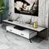 Nordic sắt tủ TV phòng Marble sống tủ gỗ tủ kệ đài truyền hình gia đình nhỏ - Buồng tủ quần áo 4 cánh Buồng