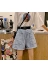 Quần jean nữ mùa hè 2019 phiên bản mới của Hàn Quốc có cạp cao buông lửng mỏng cuộn rộng túi quần ống rộng - Quần jean