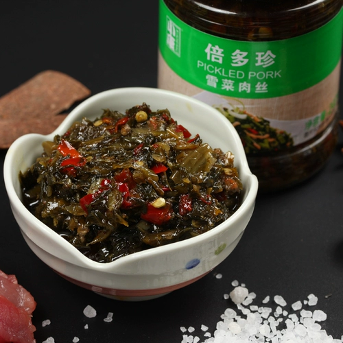 Хорошо -офф снежный овощной измельченный соус 240 г/бутылка под рисовым соусом и солеными огурцами, лапша xuzhou.