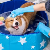 ПЭТ -ванные перчатки Curchia wath artifact firewood teddy dog ​​щетка для ванны, чтобы предотвратить массаж прикуса