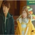 Bộ phim truyền hình Hàn Quốc tạ cổ tích vàng Jinfuzhu Li Kinh Thánh với đoạn cao cổ áo đáy áo sọc áo len phụ nữ mới mùa đông cộng với nhung dày