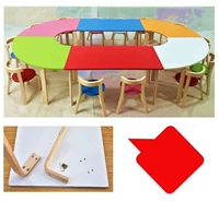 Trang trí bàn dài dày mẫu giáo bàn mẫu giáo bài tập về nhà tiểu học và trung học trang trí bàn đơn đôi đồ nội thất tăng bàn - Nội thất giảng dạy tại trường ghế bàn học