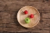 Gỗ cao su Nhật Bản gỗ pallet hình chữ nhật tròn rắn gỗ trái cây bát sáng tạo retro hộ gia đình bộ đồ ăn bằng gỗ tấm - Tấm Tấm