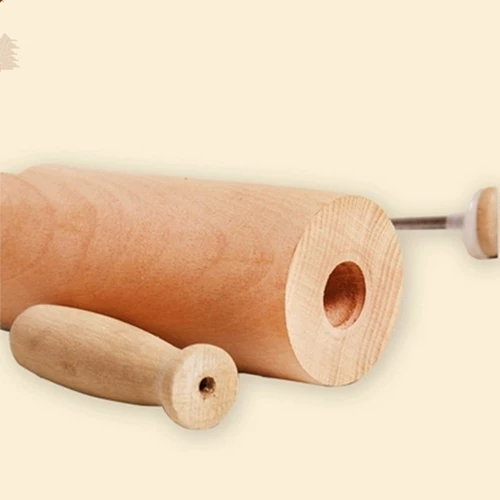 Heyi Roller Roller лапша лапша Большая деревянная деревянная палочка деревянная булочка Движение