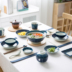 Hiện đại Bà Nội Trợ Nhật Bản-phong cách Molan Gốm Dao Kéo Đặt Hộ Gia Đình Bát Gạo Noodle Bowl Tây Dinner Tấm Mug Đồ ăn tối
