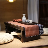 Японский стиль сплошной древесина Татами Дом журнальный столик Используйте сплошные деревянные столики плавающие оконные столы и столовые длинные квадратные маленькие низкие столы