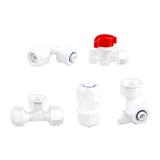 4 -Точка алюминиевая пластиковая труба аксессуары для соединений пластиковая солнечная трубка детали водопроводной трубы аксессуары для водонагревателя 1216pom