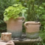 [Tháp bùn] Nghệ thuật xi măng Hoa chậu hoa chậu chậu Bình Jar Nghệ thuật cổ điển Vườn Vườn Ban công - Vase / Bồn hoa & Kệ thùng trồng cây