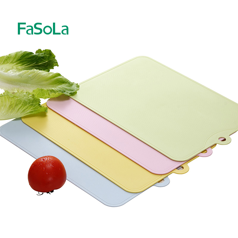 日本FaSoLa创意厨房切菜板切水果板宝宝辅食刀板砧板塑料抗菌案板 Изображение 1