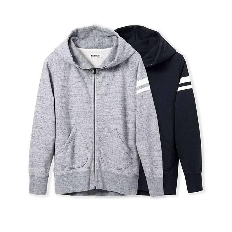 Momotaro Jeans MKN1010M23 Сатсука тяжёлый молниевый худи модный свитер