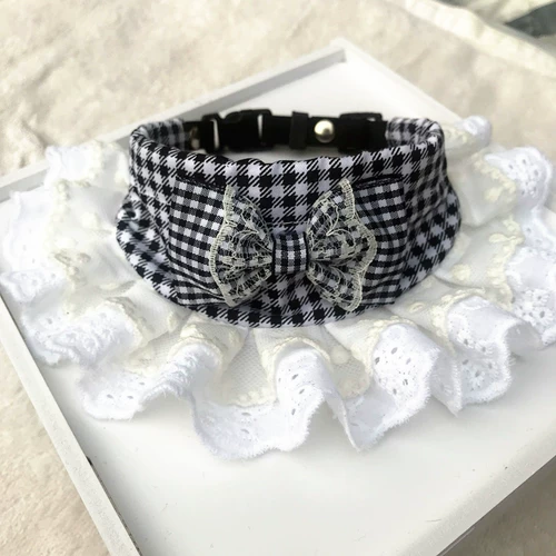 Чокер, милый шарф, кружевной слюнявчик, нагрудник