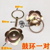 Антикварный желтый черный диван, увеличенная толщина