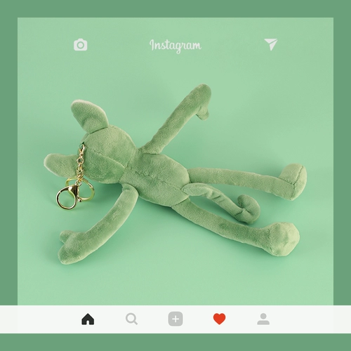 Плюшевая кукла, милый креативный брелок, брендовое украшение на сумку