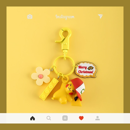 Милый мультяшный брелок, кукла, украшение на сумку, ключи от машины