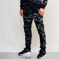 Men's sports fitness running sports casual camouflage slim