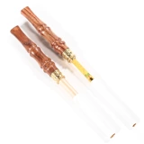 Деревянный мундштук, металлический чемодан