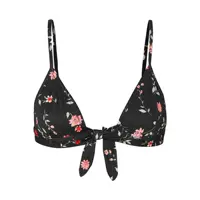 Hồng Kông mua GANNI in hoa trước tam giác bikini ngọn - Bikinis bộ đồ tắm biển nữ