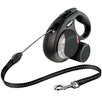 Flexi German Flechi Pet Dog Тяжелая веревка Большая, средняя, ​​собачья плюшевая плюшка, золотые волосы автоматическая телескопическая веревка для собак