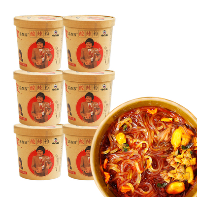 【官方店】嗨吃家正宗酸辣粉6桶装整箱 旗舰官网正品八两金代言