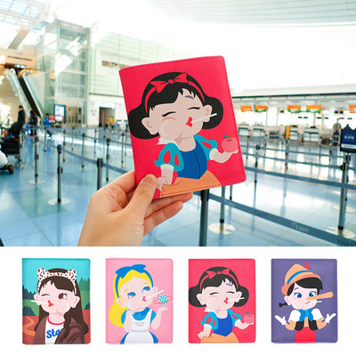 Hàn Quốc bentoy hộ chiếu túi du lịch dễ thương nữ sinh viên đa chức năng da bảo vệ bìa vé gói tài liệu - Túi thông tin xác thực Túi thông tin xác thực