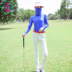 Mùa hè 2018 mới MG quần áo golf quần áo nữ mỏng chống nắng áo sơ mi dài tay băng lụa mát mẻ găng tay chống nắng thể thao Golf