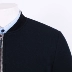Romeo nam mùa đông nam thời trang bóng chày cổ áo chần ấm áp đơn giản giản dị phần dài coat 051 S