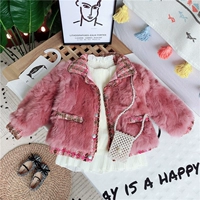 Куртка, демисезонный детский пуховик, жакет, в стиле Шанель, 2020, в корейском стиле, в западном стиле