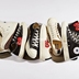 Spot cdg x converse 1970s Đen 威川 chơi giày vải chung tình yêu - Plimsolls giày thể thao nữ Plimsolls