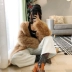 Fu Zhien nhập khẩu áo khoác lông lông cừu merino nữ dài Hàn Quốc phiên bản 2019 mùa đông mới - Faux Fur