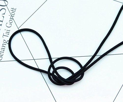 Резинка для волос ручной работы, аксессуар для волос, 4мм, простой и элегантный дизайн, DIY