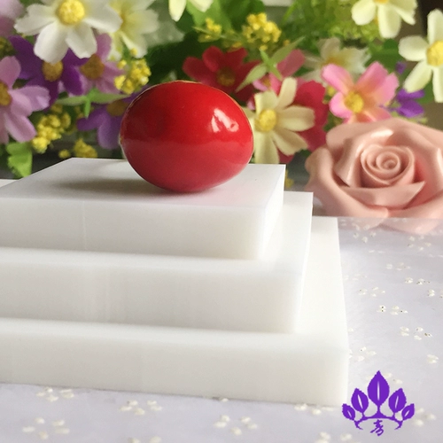 Полная бесплатная доставка резиновая экспорт Солнце Кожа чисто белая резиновая глава резьба Специальный резиновый кирпичный кирпич белый тофу резиновый глава