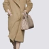 Áo khoác nữ mùa đông mới của YC & LP - Trung bình và dài Coat Trung bình và dài Coat