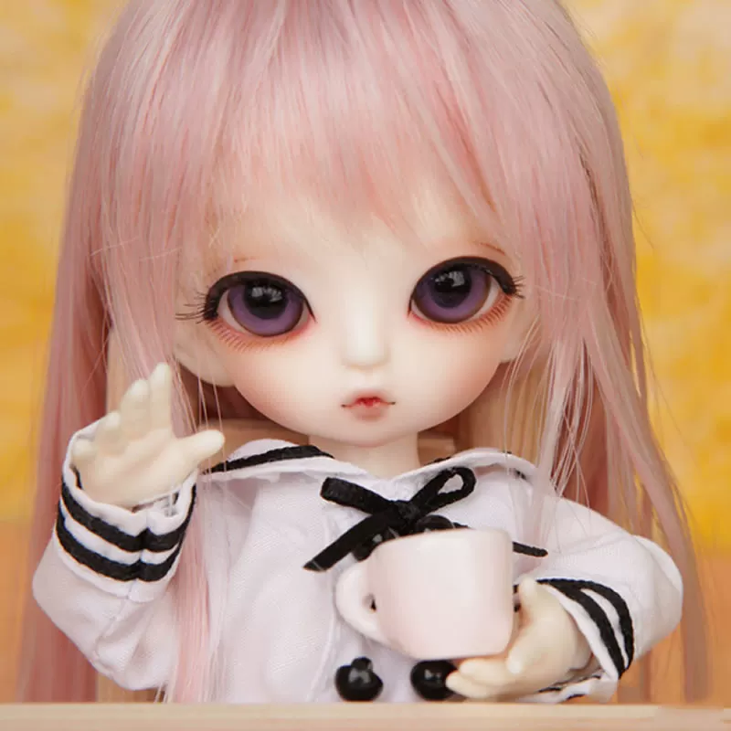 [bjd娃娃 sd娃娃 1/8分女娃 tiny 关节 玩偶 全套 送妆包邮]