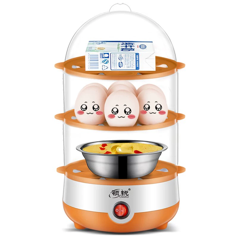 Đồ ăn sáng, tủ nấu trứng dung tích lớn, ngắt điện tự động chống cháy khô, tủ hấp trứng mini - Nồi trứng
