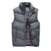 Áo khoác nam dày ấm xuống bông vest nam mùa đông XL mùa đông bông vest vest vai áo không tay thời trang nam 2021 Áo vest cotton