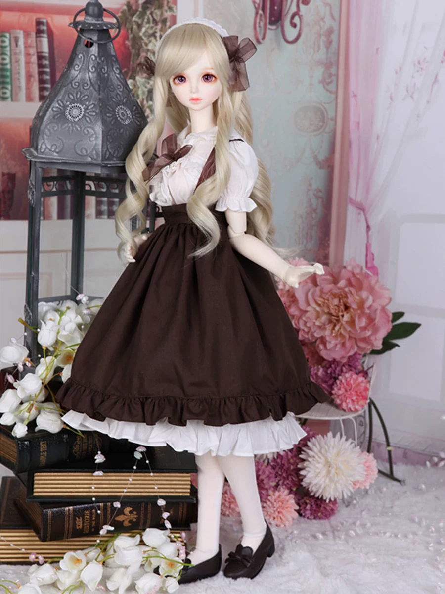 [Детская одежда] Одежда для кукол BJD, одежда для SD кукол, 6/4/3, женская, британский ретро стиль, фартук/морда? юбка, головной убор?