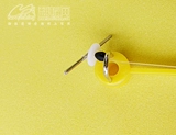 Маленький, легкий, практичный набор микроаллеров ① маленький желтый набор полюсов