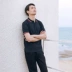 Xiaomi hè mới 90 điểm cổ điển áo ve áo polo xu hướng thời trang áo thun ngắn tay nửa quần áo nam - Polo
