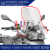 BMW F650 F700 F800GS kính chắn gió phía trước xe máy sửa đổi chiều cao tăng cường phụ kiện khung kính chắn gió kính chắn gió xe máy honda Kính chắn gió trước xe gắn máy