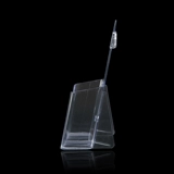 Данная стойка Acryl A6 Одиночная настольная настольная настольная стойка Цвета Страница Промо -стенд одноразмерной рамы каталогов.