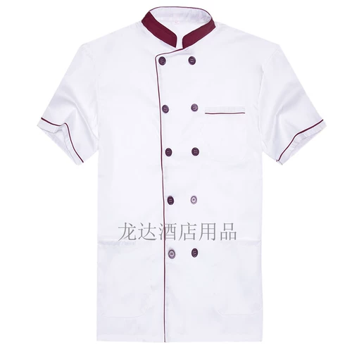 Шеф -повара Краткое обслуживание -сдвоенный двойной свежий ресторан ресторан ресторан ресторан кухня кухня мужская и женская рабочая форма