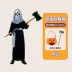 Halloween Trẻ Em Trang Phục Áo Choàng Nam Mũi Đầu Lâu Chết Pháp Sư Quỷ Bát Ma Hiệu Suất Đầm google halloween 2021 Trang phục haloween