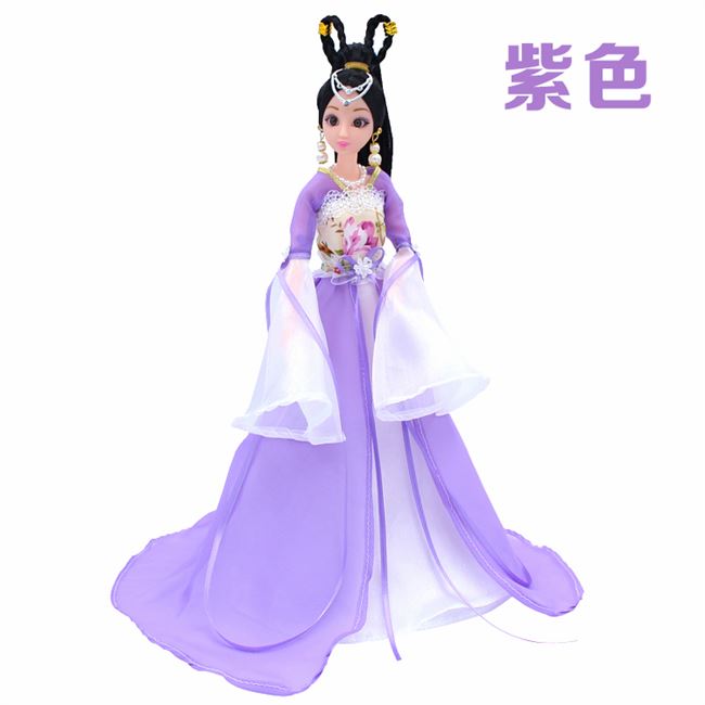 3d đẹp mắt thật Trung Quốc trang phục cổ tích Barbie cô gái đồ chơi hộp quà 12 khớp có thể được gửi quà - Búp bê / Phụ kiện búp bê em bé