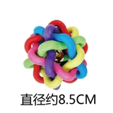 Разноцветная игрушка, плетеный колокольчик, издает звуки