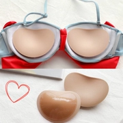 Đồ bơi đồ lót pad nữ ngực dán ngực pad miếng bọt biển dày silicone dán chèn bộ bikini bơi ngực dán